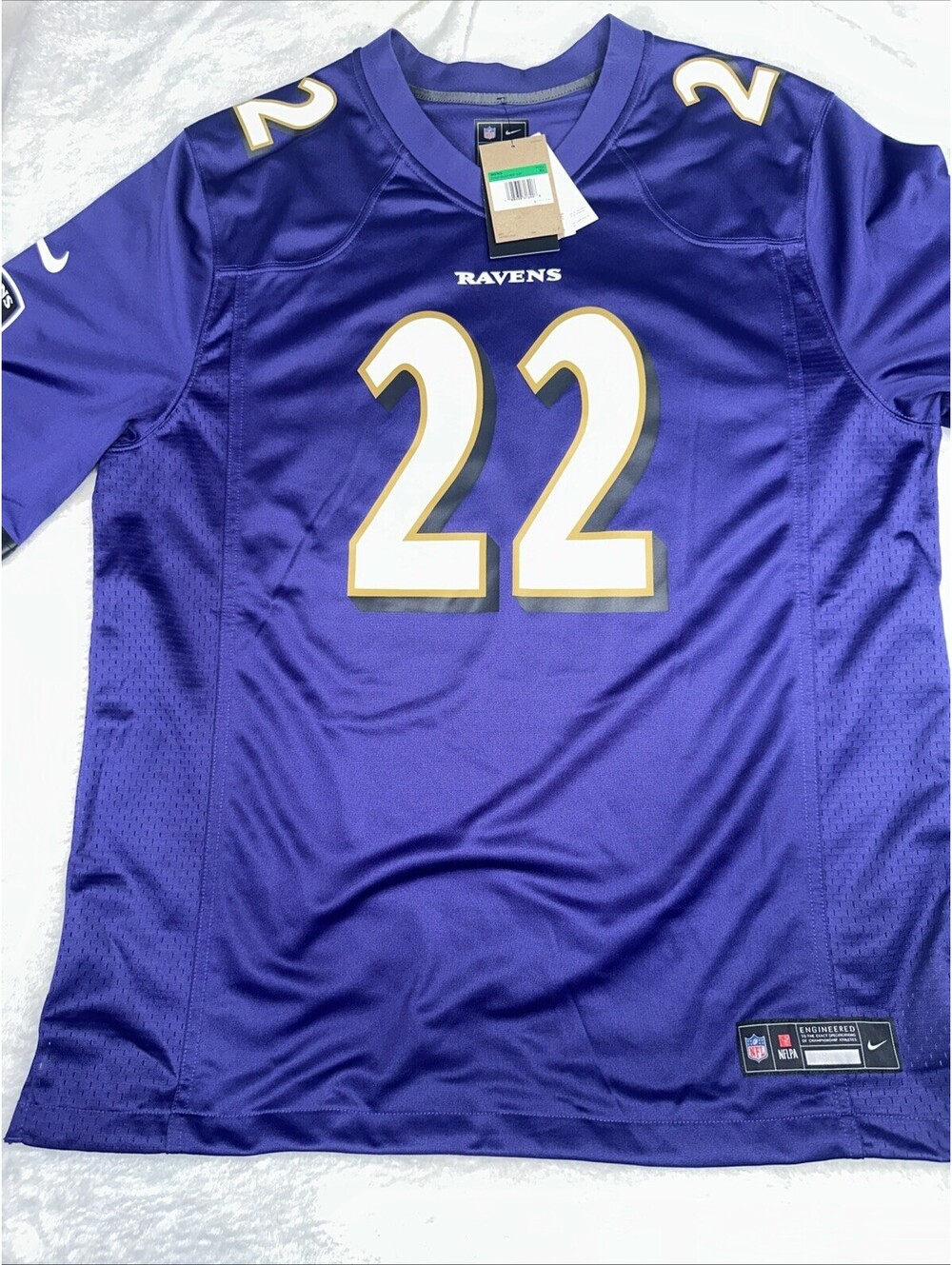 Ravens Derrick Henry Nike Football Jersey On Field Adult XL